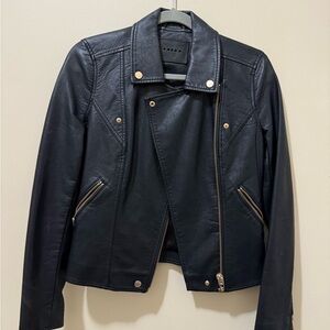 Blank NYC Dark Leather Jacket